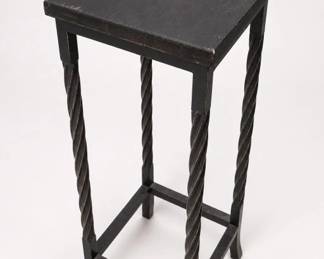 Twisted-Leg Pedestal Stand Table