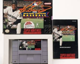 Super Nintendo Ken Griffey Jr Baseball Game