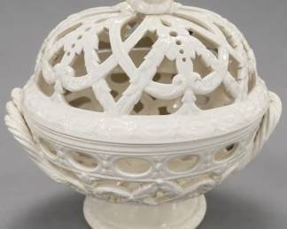 Wedgwood & Co. Lidded Orange Bowl ENGLAND