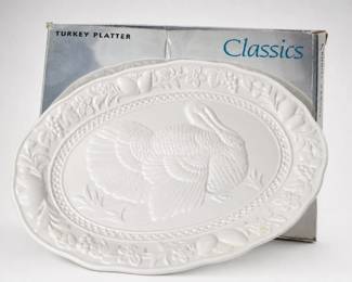JAPAN Signature Housewares Ceramic Turkey Platter