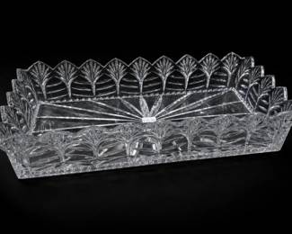 Marquis by Waterford Dewitt Crystal Bread Tray