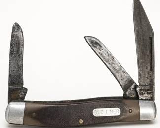 Schrade Old Timer Three-Blade Pocketknife