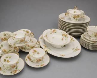 Haviland Limoges Autumn Leaf Porcelain Dinnerware