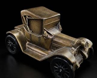 Banthrico Painted Metal Automobile Coin Bank