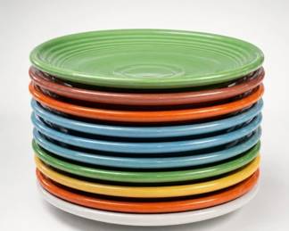 Fiesta Ceramic Saucers 10pc