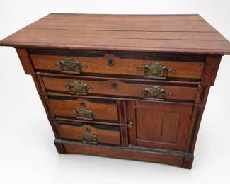 Antique Oak Wash Stand