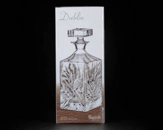 Dublin Crystal Shannon Whiskey Decanter