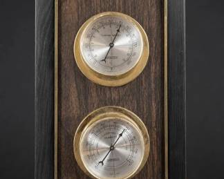 Springfield Framed Thermometer & Hygrometer