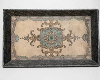 Framed Ornamental Decorative Tray