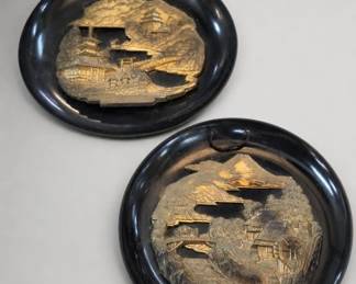 Decorative Asian-Style Wall Plaques