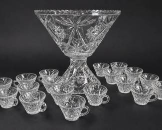 Large Anchor Hocking Punchbowl
