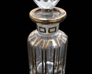 Antique Baccarat Crystal Perfume Bottle c 1900