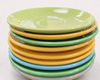 Fiesta Ceramic Saucers 10pc
