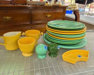 Lot of Mixed Fiesta Dishes