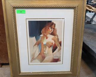 Bill Carter AWS SWS Watercolor Painting Original
