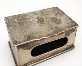Silver-Colored Match Striker Box