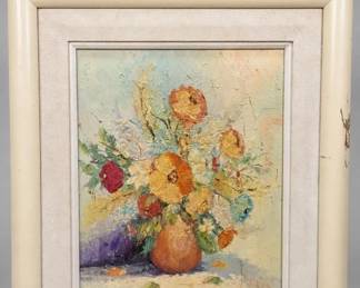Floral Still-Life Framed Painting