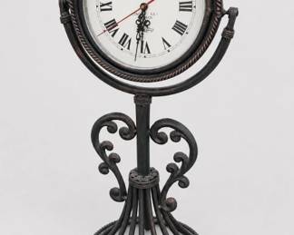 Waterloo Station Clock With Ornate Stand
