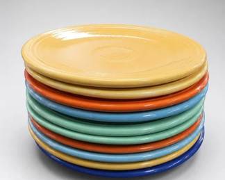 Fiesta Ceramic Saucers 10pc