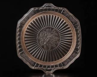 Jeannette Pink Depression Glass Poinsettia