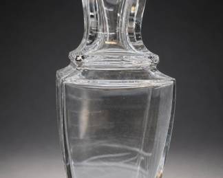 Baccarat Pearl Square-Form Crystal Vase