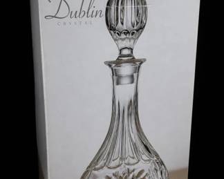 Dublin Crystal Shannon Wine Decanter