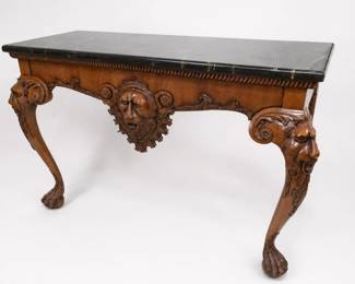 Maitland Smith Faux Marble Console Table MS0163M
