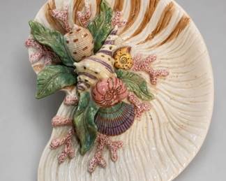 Fitz And Floyd Classics Nautilus Ceramic Platter