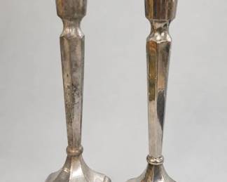 INDIA Pottery Barn Silver-Tone Taper