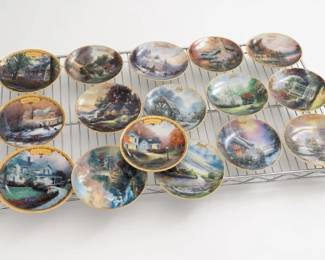 Lot of Mixed Thomas Kinkade Plates