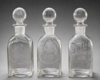 Vodka Scotch & Gin Liquor Decanters