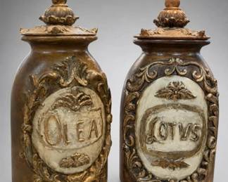 Decorative Lidded Decanters