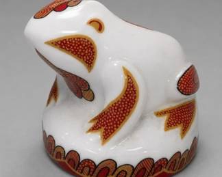Vintage Elizabeth Arden Frog Pomander