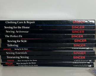 Singer Sewing Reference Library Books Collection
