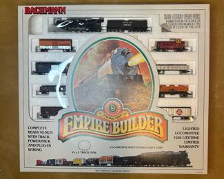 Bachmann N Scale Empire Builder Electric Train Set 