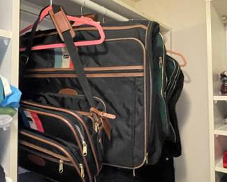 Collection of Vintage and Modern Luggage and Travel Bags 