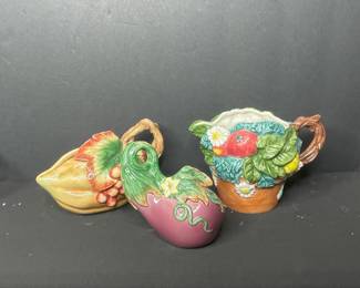 Fitz & Floyd Coq Du Village Vegetable Collection Ceramics