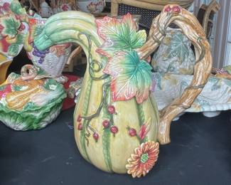 Fitz & Floyd Harvest Heritage Gourd Pitcher