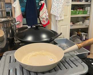 Le Creuset Enameled Cast Iron Skillet & Wok