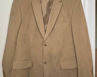 Men's Tan Suede Sport Coat