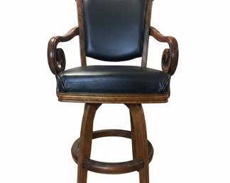 Wood Swivel Bar Stools