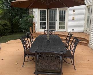 Cast Aluminum Patio Dining Set