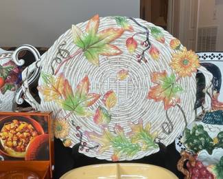 Fitz and Floyd Harvest Heritage Serving Tray