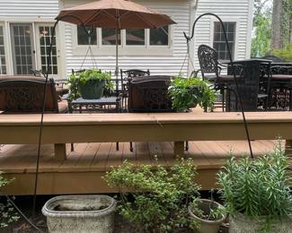 Wrought Iron Shepherd Hooks & Hanging Baskets