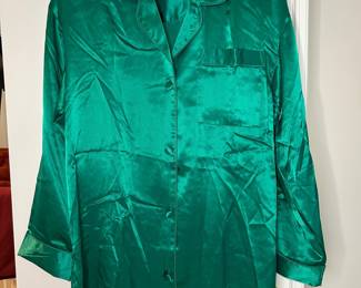 Victoria's Secret Gold Label Satin Pajama Top