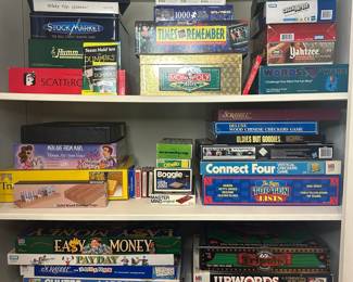 Large Collection of Board Games