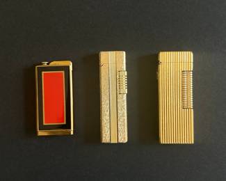 S.T. Dupont and Dunhill Vintage Lighters