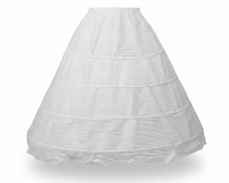Vintage 6 Hoop A-line Wedding Dress Petticoat