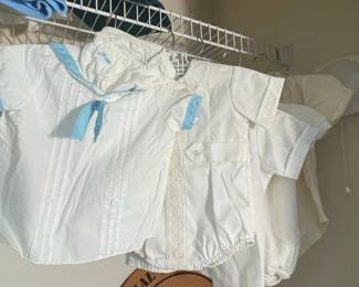Vintage Sailor Romper and Lace Romper