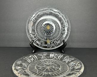 Waterford Crystal Millennium Series Toast Accent Plates